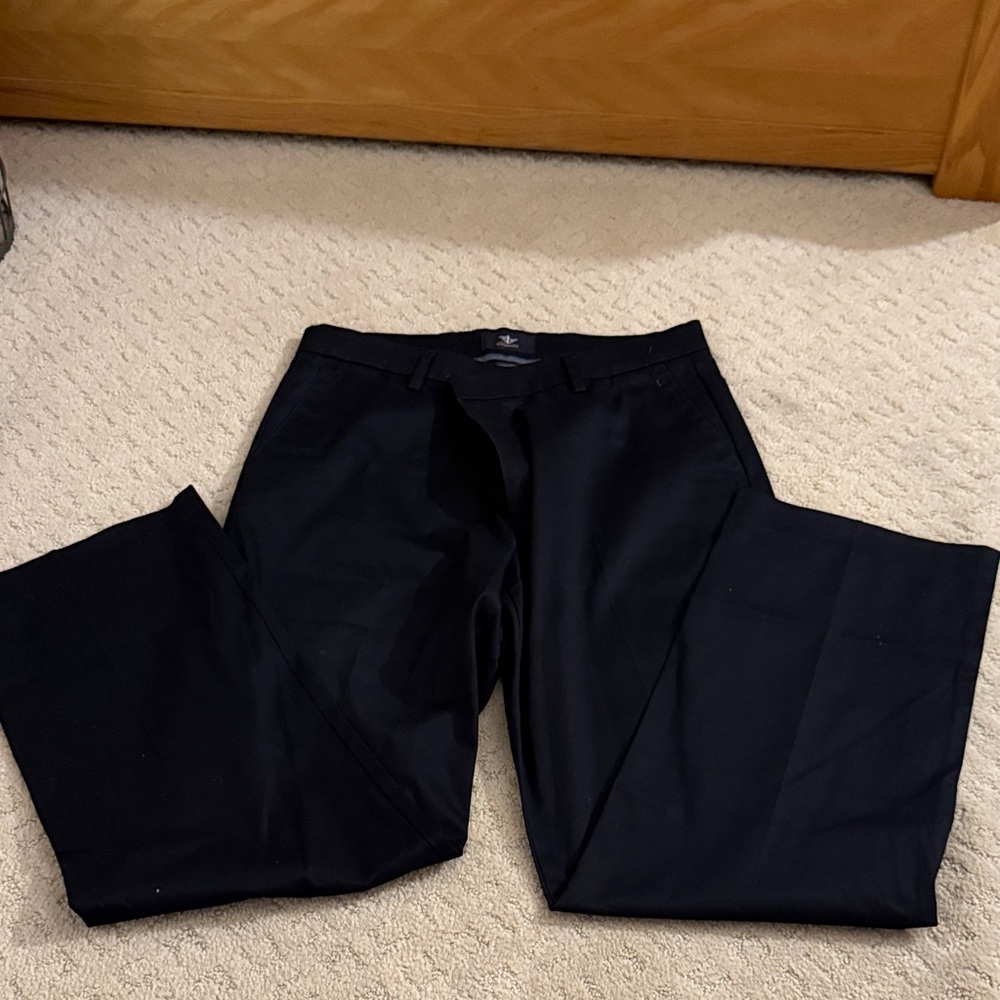 Dockers Men's Black Dress Slacks - Classic Straight Fit